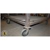 Image 2 : HEAVY DUTY CUSTOMER BUILD STEEL FRAME TABLE ON