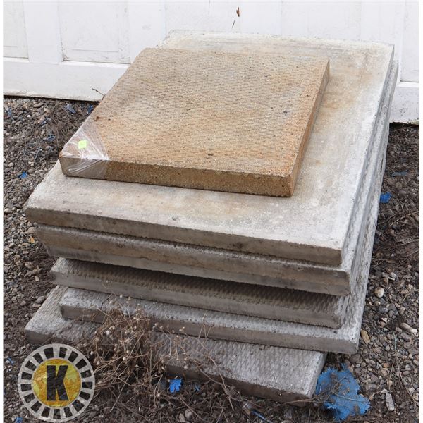 PILE OF CONCRETE SLABS