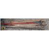 Image 1 : LOT OF REPLACEMENT STICKS FOR BROOMS, RAKES ETC