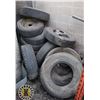 Image 1 : LARGE LOT OF ASSORTED TIRES