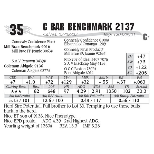 2023 Milk River Angus Sale Milk River Angus Page 2 of 2 Frontier