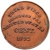 Image 3 : 1792 Trial Pattern for the US Cent, Electrotype Copy of the Dickeson Restrike Judd C1792-1 EF40