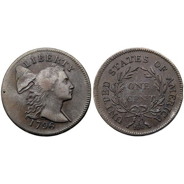 1796 S-81 R3 Liberty Cap VF20+