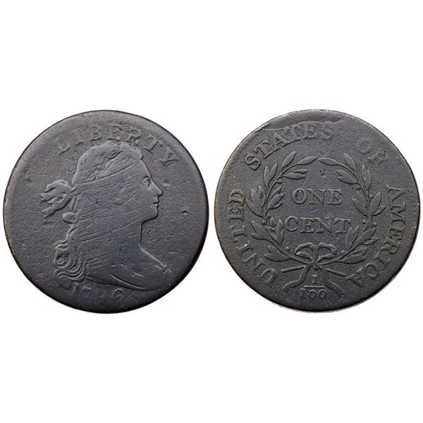 1796 NC-4 R5+ Draped Bust G5