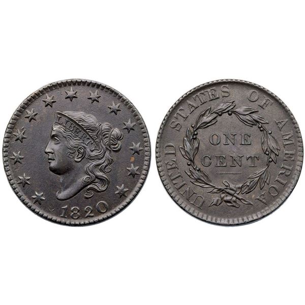 1820 N-12 R3 Large Date AU50