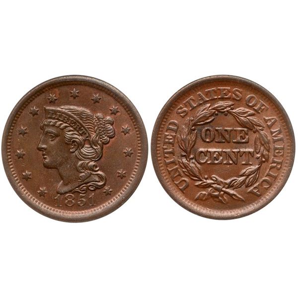 1851 N-29 R2 ANACS graded AU53