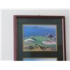 Image 2 : Framed 3-Panel Pebble Beach Golf Artwork 20"x42"