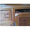 Image 8 : Large Wooden Desk w/ 9 Drawers & Rolling Office Armchair, Contents not included (AINA HAINA)