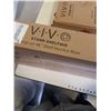 Image 3 : VIVO BACK ADJUSTIBLE FOOT REST AND CLAMP ON SHELF MONITOR RISER