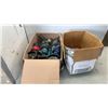 Image 1 : 2 BOXES OF POWER TOOLS FOR PARTS OR REPAIR