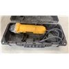 Image 2 : DEWALT CASED ANGLE GRINDER WORKING
