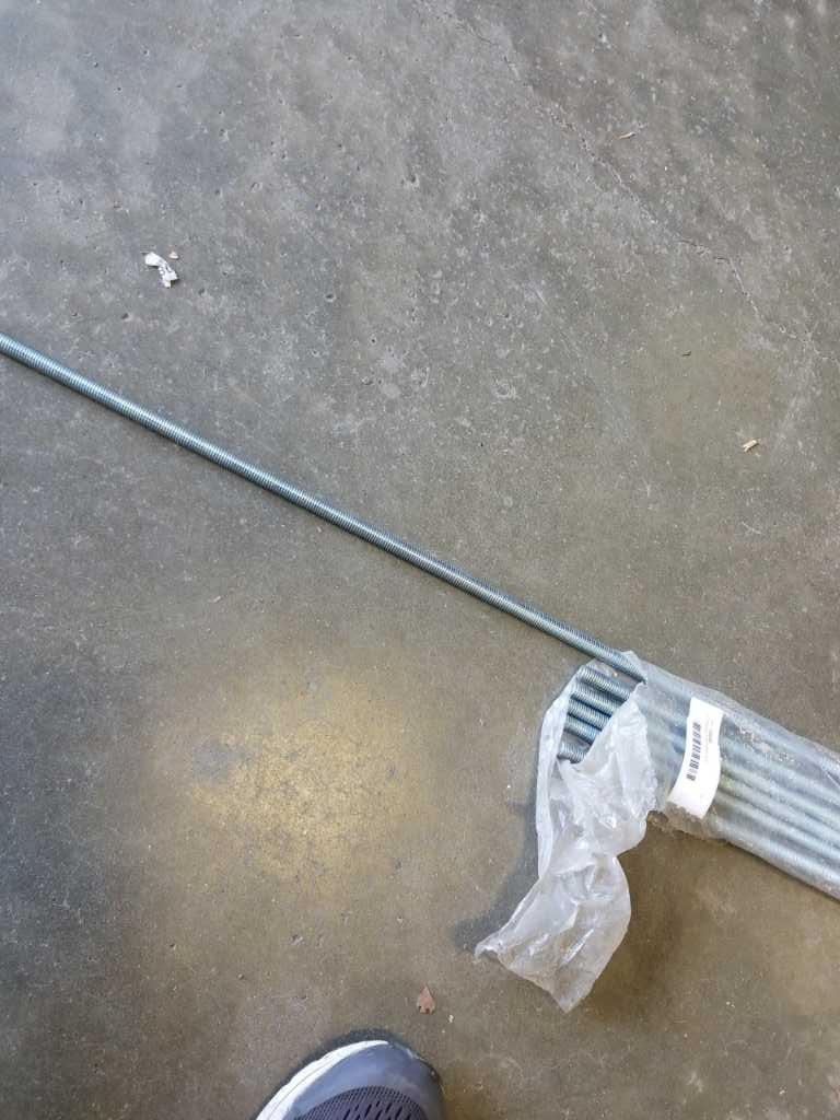 6 PIECES OF 6FT REDI ROD