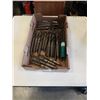 Image 1 : TRAY OF LARGE DRILL BITS WITH ADAPTER