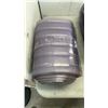 Image 2 : LOT OF PLASTIC FREEZER CURTAINS