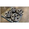 Image 1 : SET OF 4 MID 2000 GMC 6 BOLT 16" RIMS WITH HUB COVERS