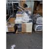 Image 1 : PALLET OF COMPUTERS, WIRE MESH ORGANIZERS, PHONE SYSTEM