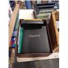 Image 2 : BASKET OF FILE FOLDERS AND BOX OF ALBUMS