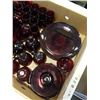 Image 2 : LOT OF RUBY GLASS
