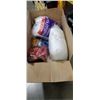 Image 1 : BOX OF SEASONAL DECOR AND LIGHTS