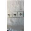 Image 2 : 3 MINT CANADIAN DIMES 2021 ALL 3 TYPES 100TH ANNIVERSARY BLUENOSE