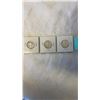 Image 2 : 3 MINT CONDITION CANADIAN SILVER 25 CENT (.800) 1958-1960
