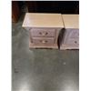 Image 2 : PAIR OF 2 DRAWER NIGHTSTANDS