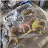 Image 3 : 4 NEW SETS OF PREXTEX 5 PC GIANT FLEXIBLE DINOSAURS RETAIL $100+