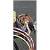 Image 4 : 4 HULAHOOPS WITH VINTAGE TOYS