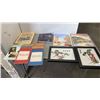 Image 1 : 2 EASTERN SILK STITCHINGS 2 PAINTINGS WITH ART BOOKS
