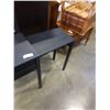 Image 3 : BLACK DESK WITH KEYED DRAWER AND SIDE SLIDER EXTENDER