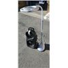 Image 1 : FLOOR LAMP WITH MAGNIFYER AND DUAL HEAD FAN