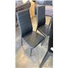 Image 2 : DINING GLASSTOP TABLE WITH 4 CHAIRS