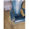 Image 3 : BLUE ADIRONDACK CHAIR