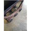 Image 9 : NEW CUSTOM MADE ROLLING RUSTIC SERVING CART RETAIL $1600