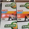 Image 2 : 4 NEW PACKS RUB-A535 ICY/HOT BACK RELIEF PADS - EACH PACK CONTAINES 4 LARGE PADS