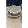Image 2 : LOT OF CHINA AND HAND PAINTED VASE - STAMPED RICHARD GINORY ITALY, BAVARIA, ETC