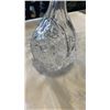 Image 2 : CRYSTAL DECANTER W/ SILVER COLLAR