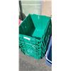 Image 2 : 8 STACKABLE STORAGE TOTES WITH BUILT IN LIDS