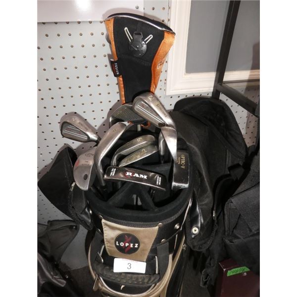 golf clubs Spalding, Callaway w/ bag