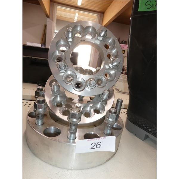 wheel spacers 5-4.5/5-4.75/5.4, 8x180-2" CB125