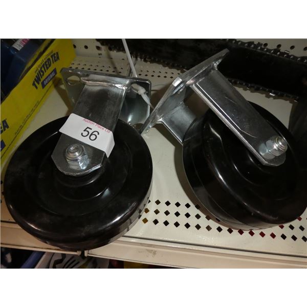 2 new caster wheels