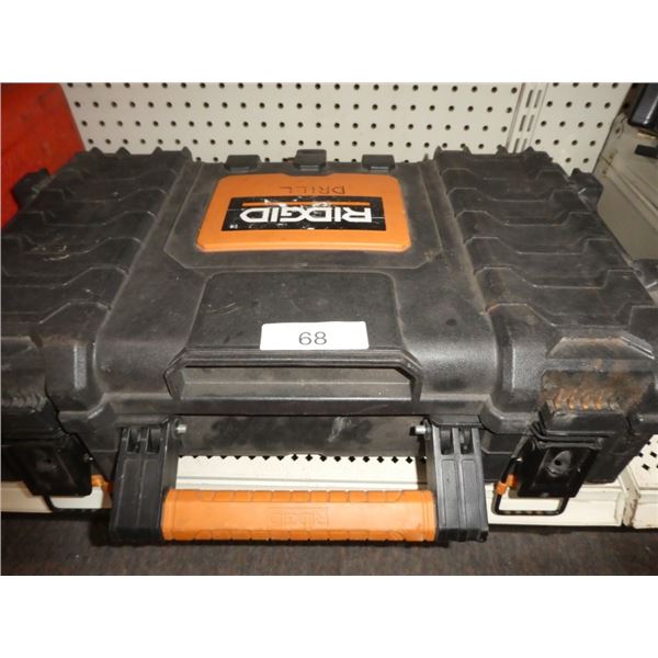 Ridgid drill case/tool box