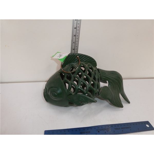 cast iron decorative fish