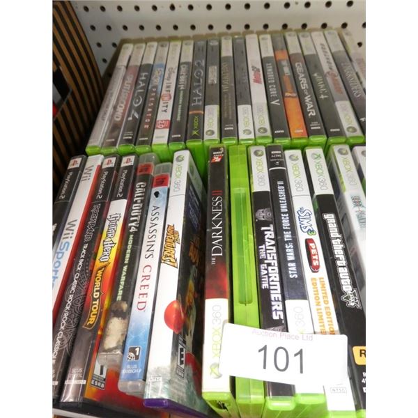 misc Wii, XBOX, XBOX 360 & PS2 games