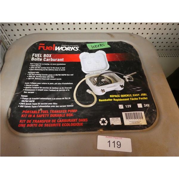 Fuel Box 12V DC diesel pump