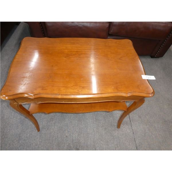 wooden coffee table / side table