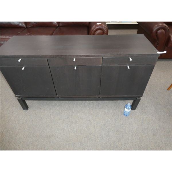 wooden storage unit