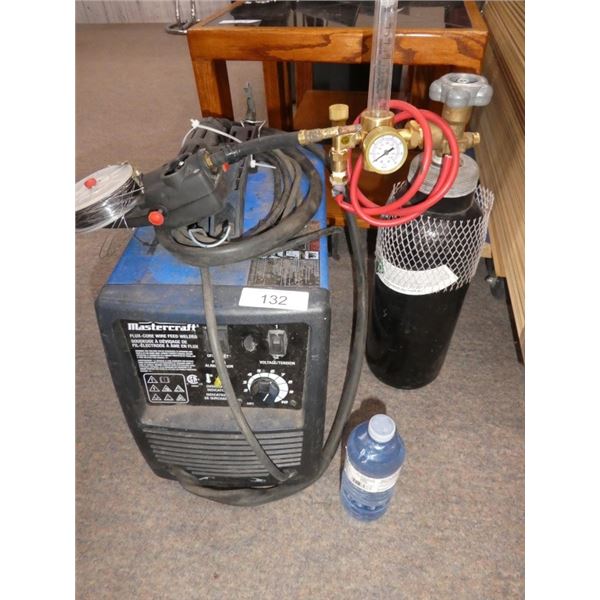 Mastercraft flux-core wire feed welder works