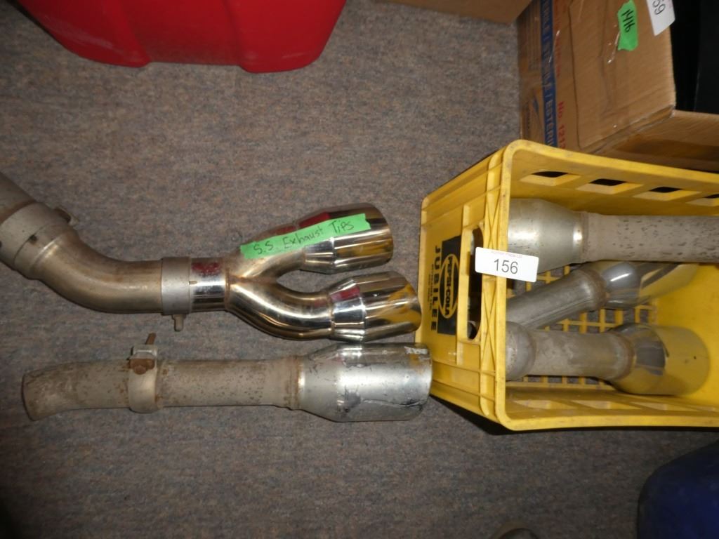 S.S. exhaust tips