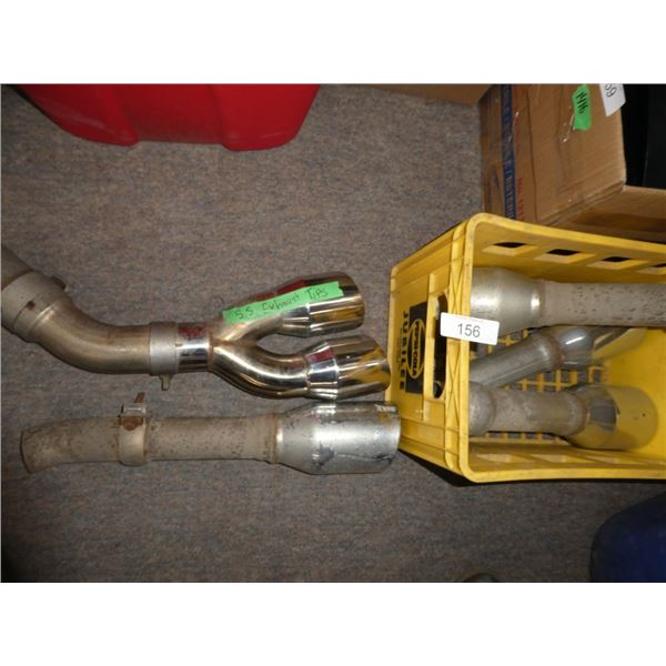 S.S. exhaust tips
